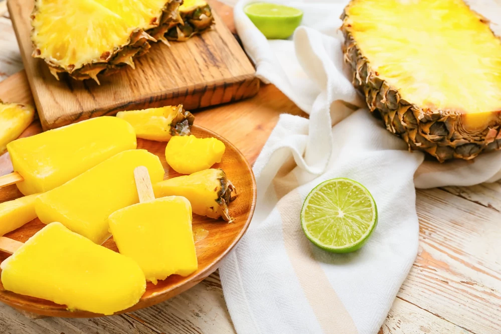 Ms. Круизо: тропическое мороженое с ананасом