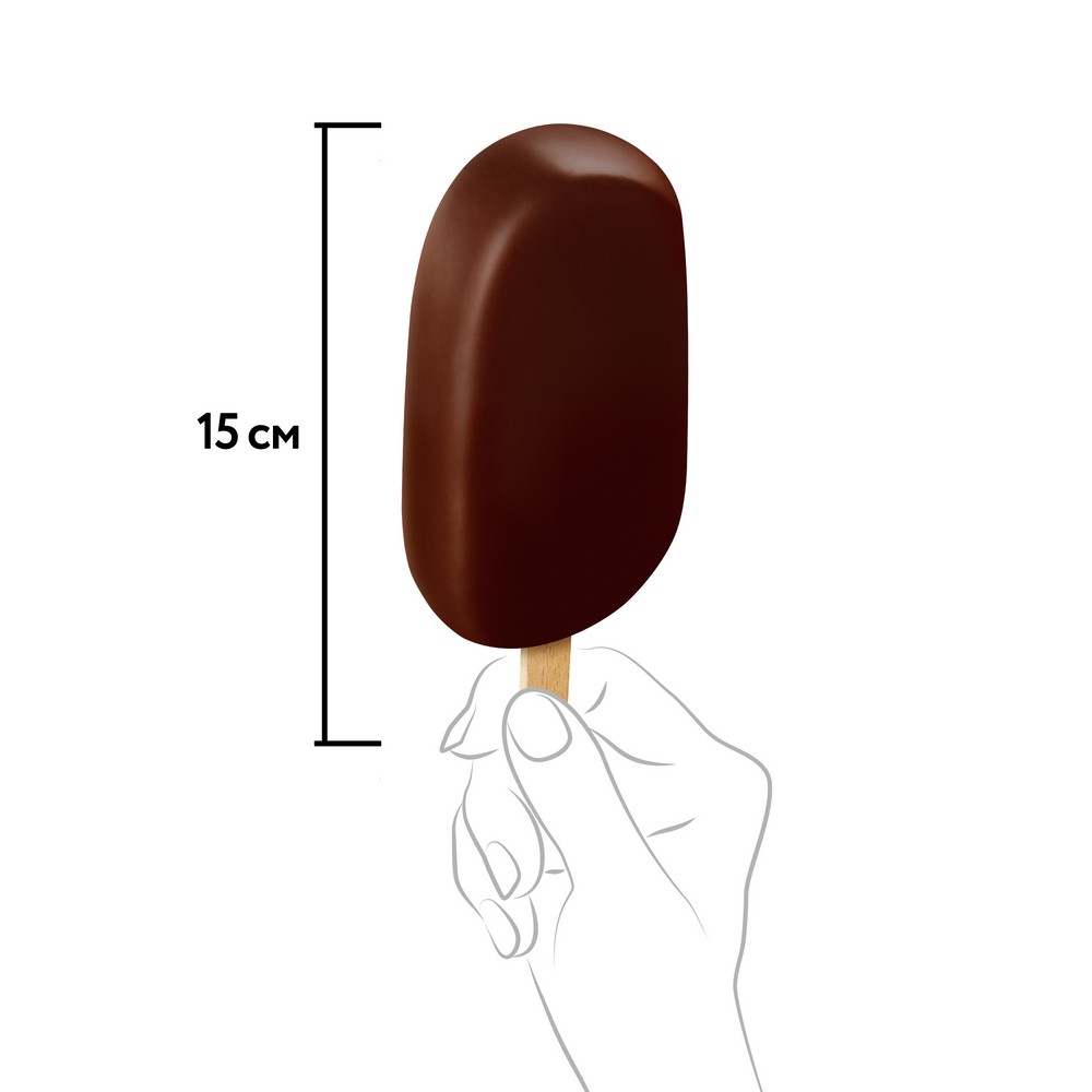 Золотой Стандарт мороженое пломбир эскимо в глазури Классическое со вкусом сливок 64 гр