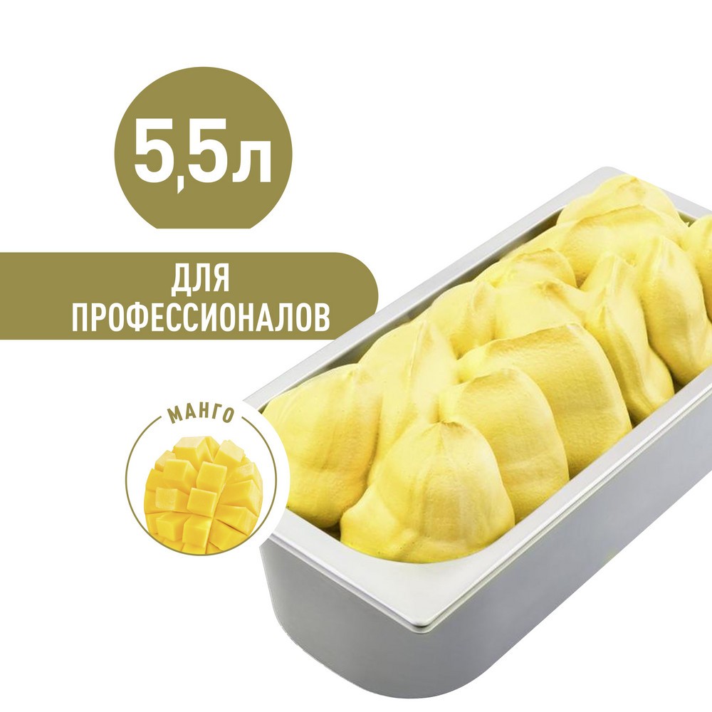 Carte D'Or замороженный десерт Манго в большом контейнере Профессиональное 3350 гр
