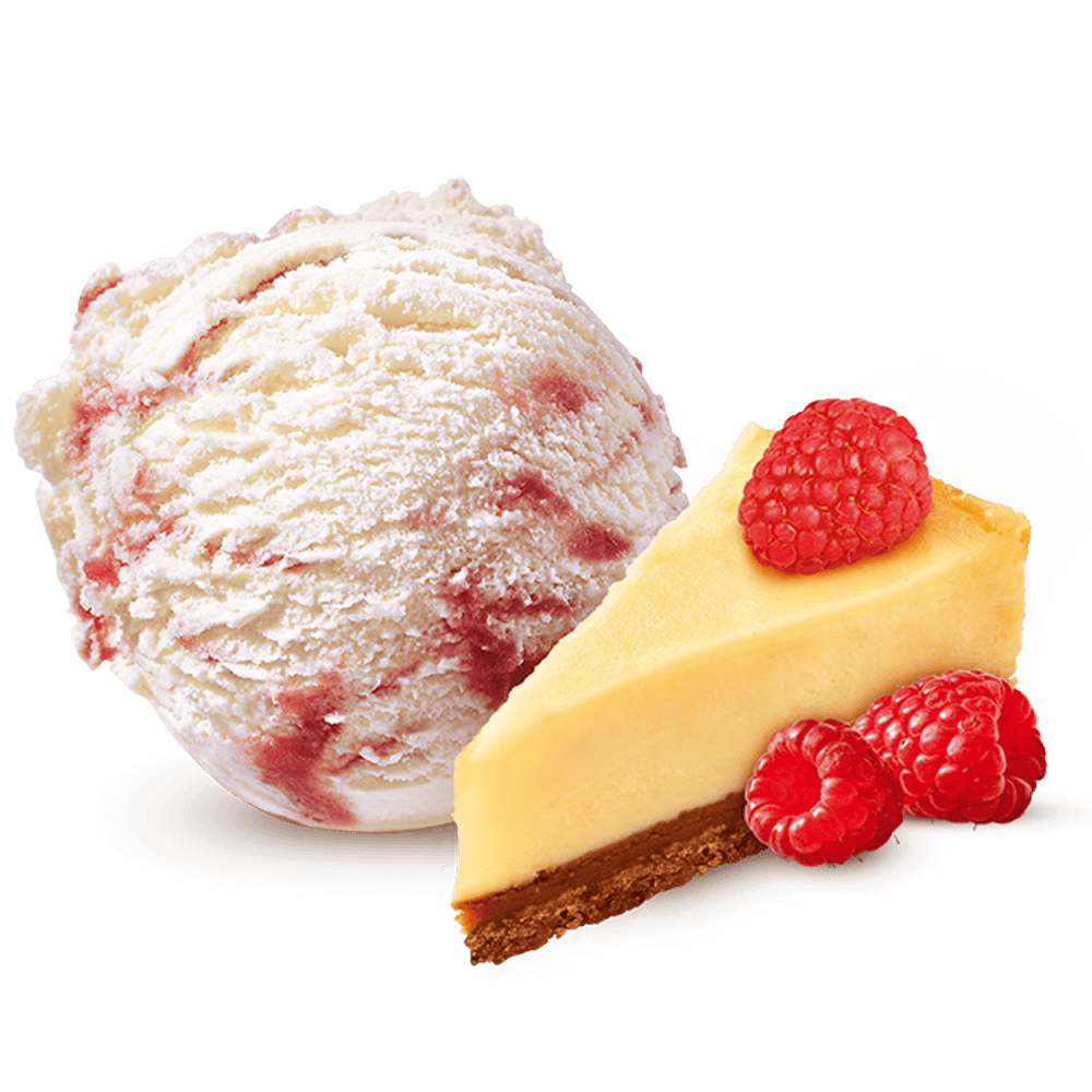 Carte D'Or замороженный десерт Малиновый чизкейк в большом контейнере Профессиональное 3000 гр