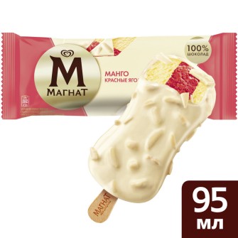Магнат мороженое эскимо в шоколаде Манго-Красные ягоды 74 гр